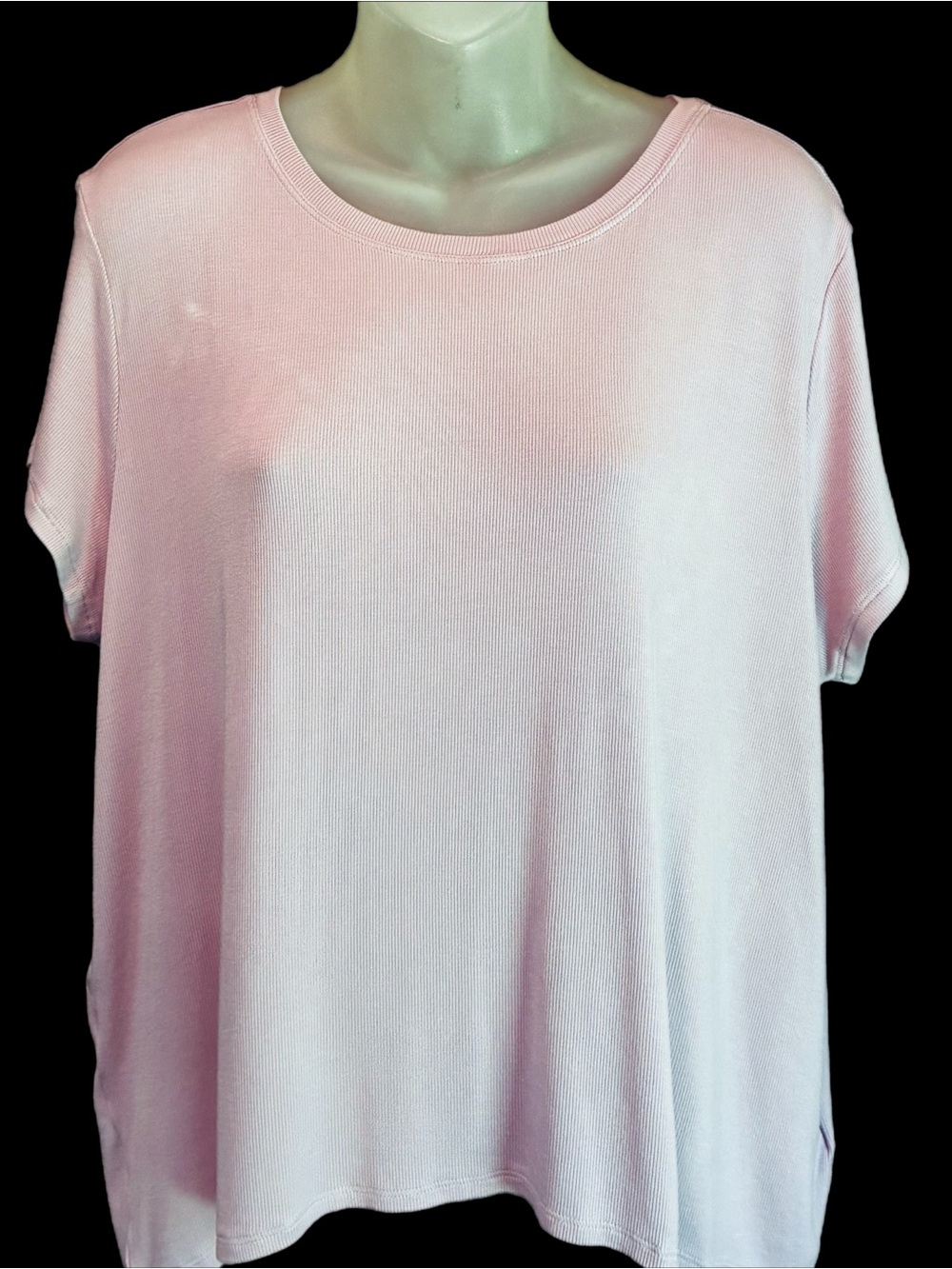 Athleta Soft Pink Short-Sleeve Knit Tee